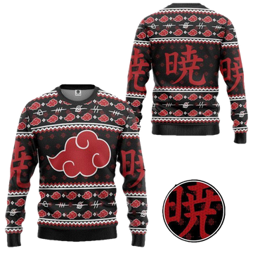 Akatsuki Naruto Christmas Sweater ? Usalast