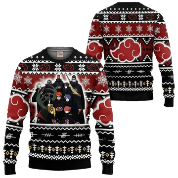 Akatsuki Clan Christmas Sweater Custom Naruto Xmas Gifts Idea ? Usalast