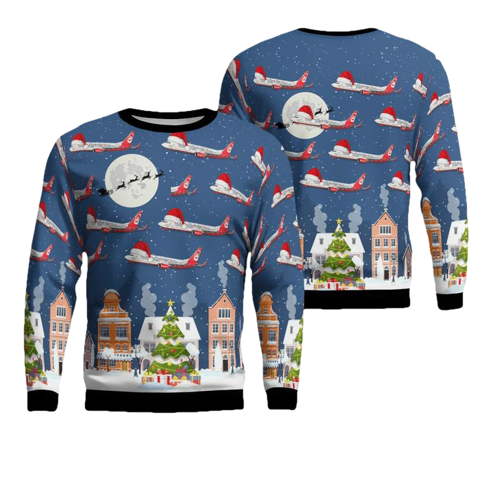 Air Berlin Boeing 737-800 Flying home for Christmas Christmas Sweater 3D ? Usalast