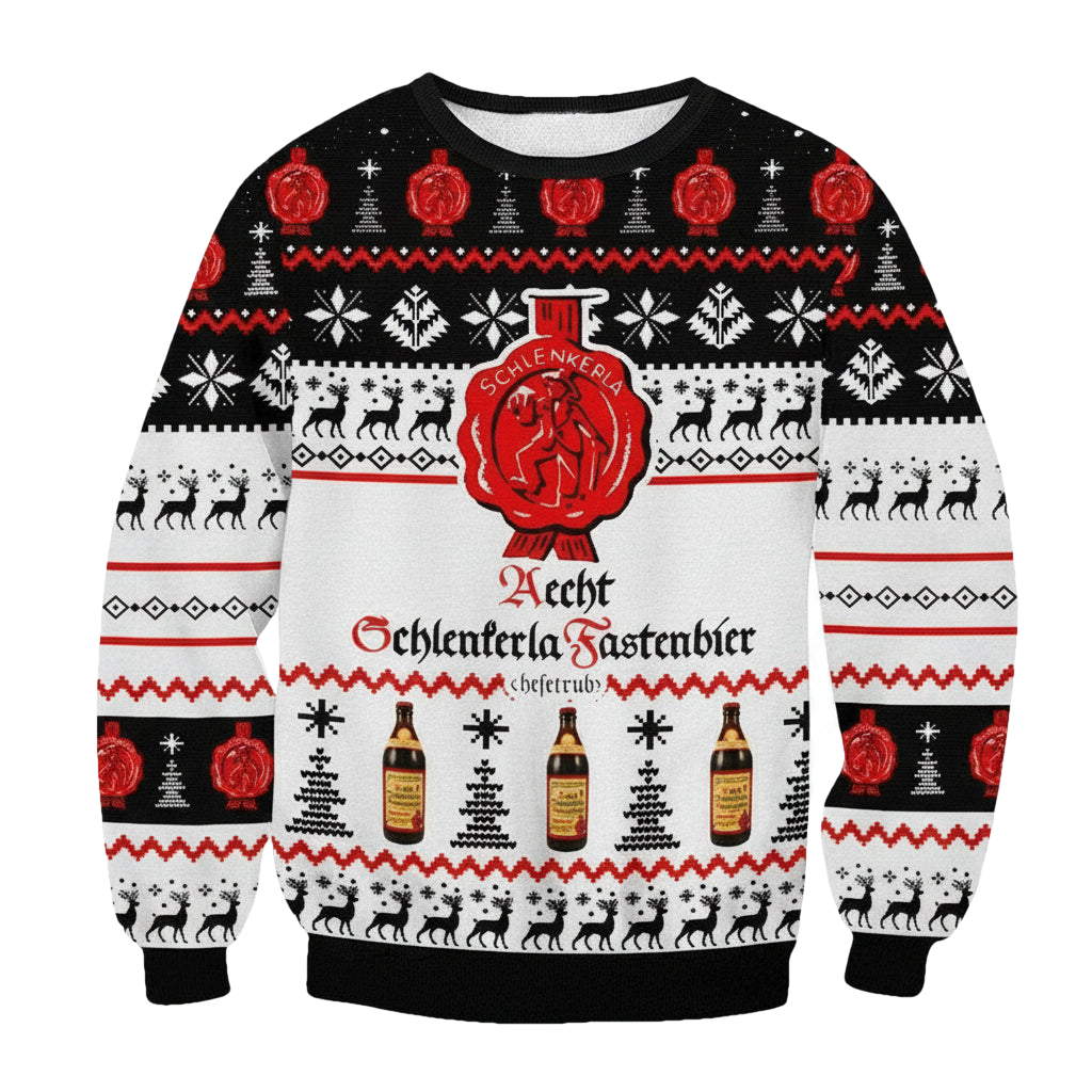 Aecht Schlenkerla Rauchbier Marzen Beer Ugly Christmas Sweater 2022 ? Usalast