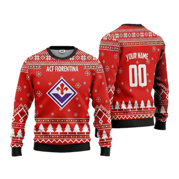 ACF Fiorentina Personalized Ugly Christmas Sweater Red Version ? Usalast