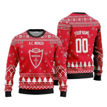 A.C Monza Personalized Ugly Christmas Sweater Red Version ? Usalast