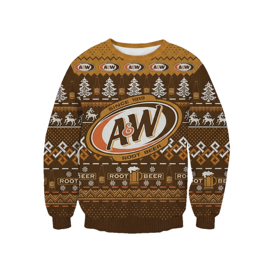 A And W Root Beer Since 1919 Christmas Knitted Wool Sweater ? Usalast