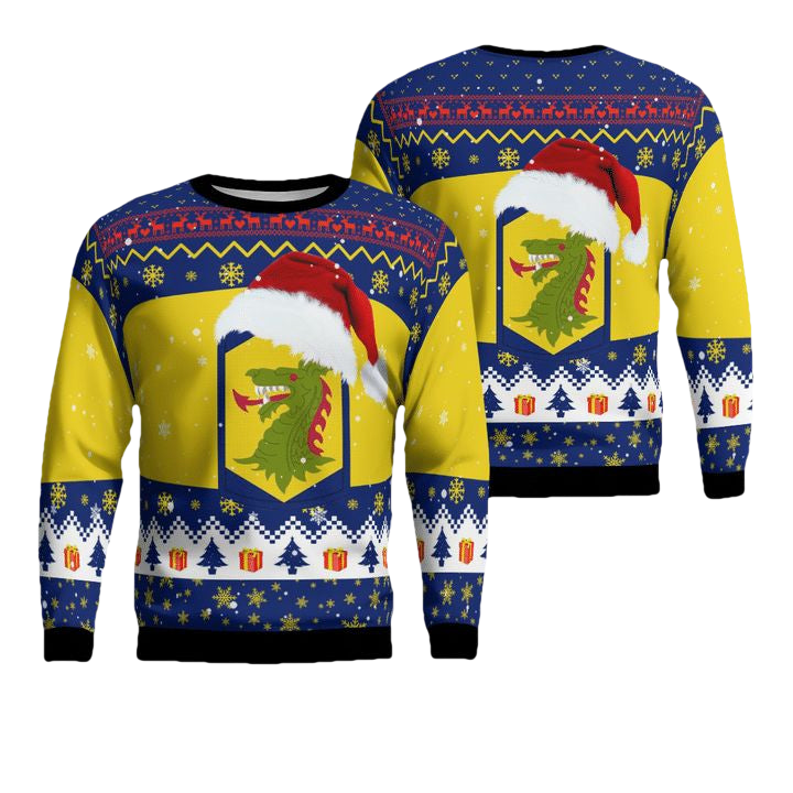 404th Maneuver Enhancement Brigade Of Illinois Army National Guard Christmas AOP Sweater ? Usalast