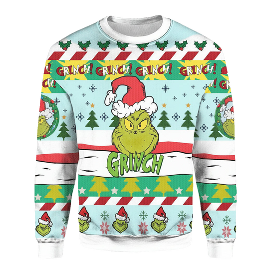 3D Shirt GiftGrinch Christmas Ugly Xmas Sweater ? Usalast