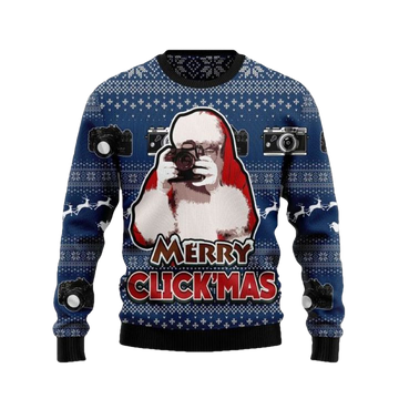 3D Merry Clickmas Funny Ugly Christmas Sweater ? Usalast
