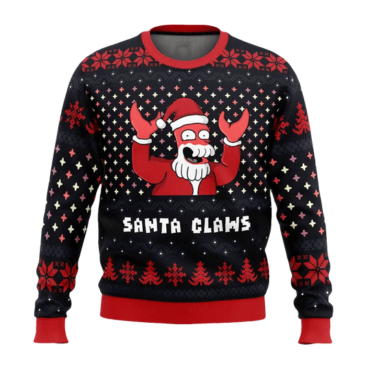 Zoidberg Santa Claws Ugly Christmas Sweater - Moonbestprint