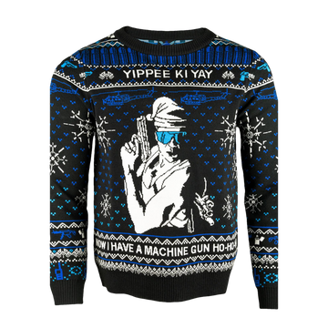 Yippee Ki Yay I Have A Machine Gun Ugly Christmas Sweater - Moonbestprint