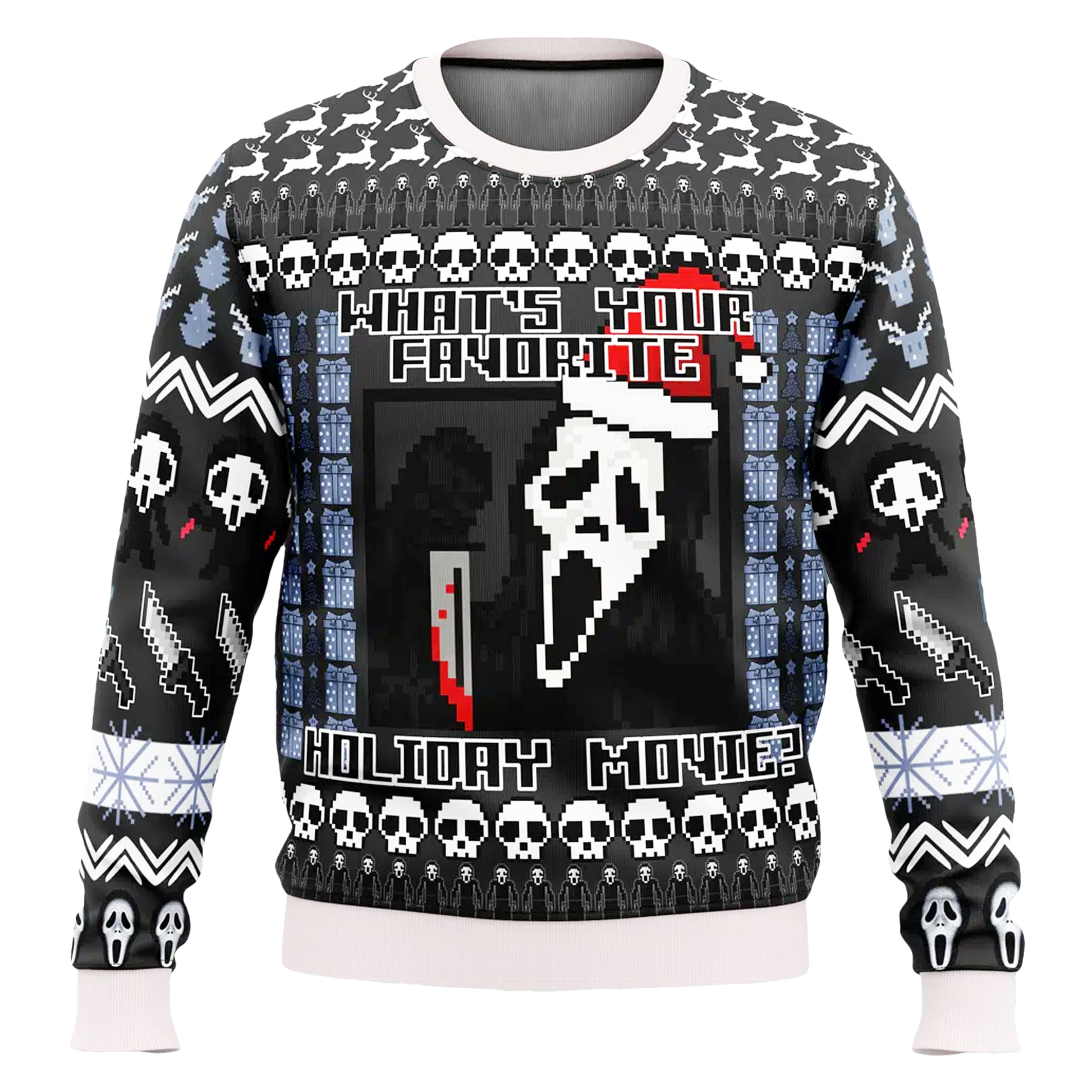 What's Your Favorite Holiday Movie Ugly Christmas Sweater - Moonbestprint