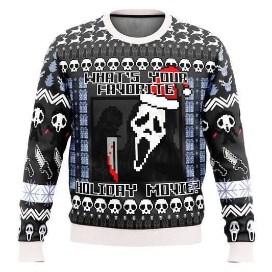 What's Your Favorite Holiday Movie Ugly Christmas Sweater - Moonbestprint