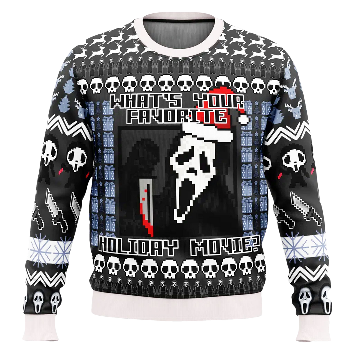 What's Your Favorite Holiday Movie Ugly Christmas Sweater - Moonbestprint