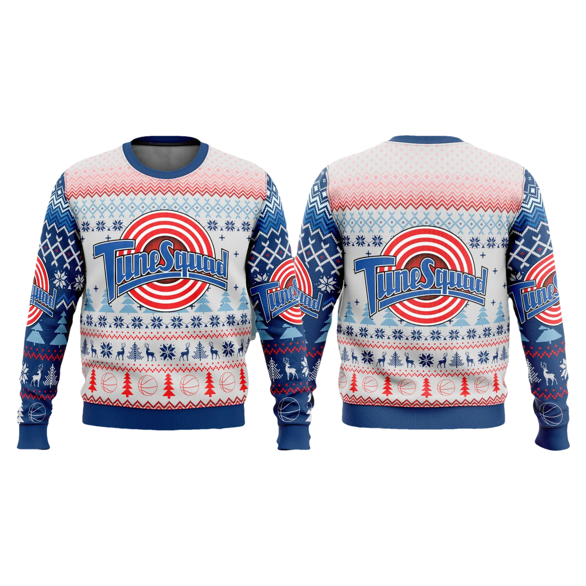 Tune Squad Space Jam Ugly Christmas Sweater - Moonbestprint