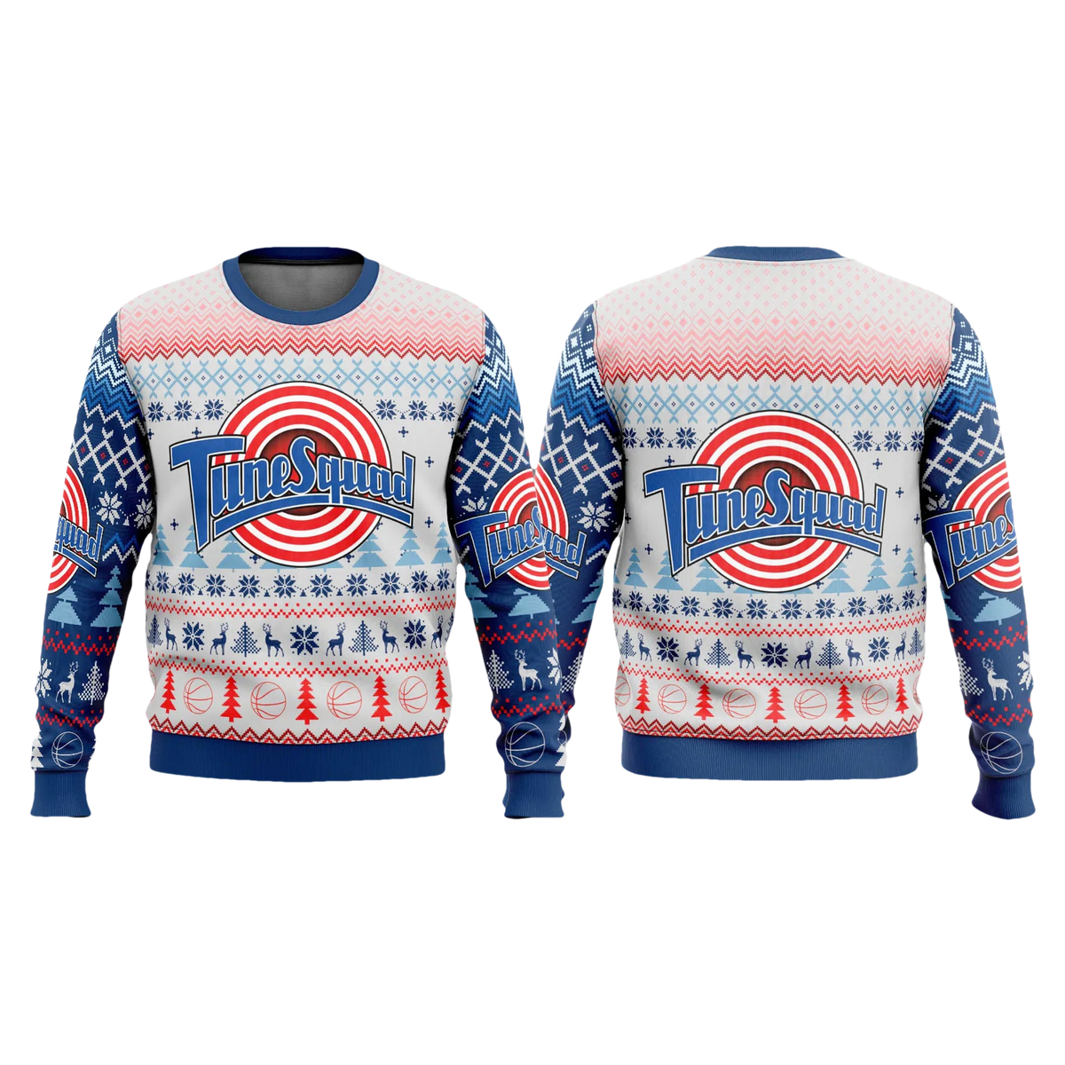 Tune Squad Space Jam Ugly Christmas Sweater - Moonbestprint