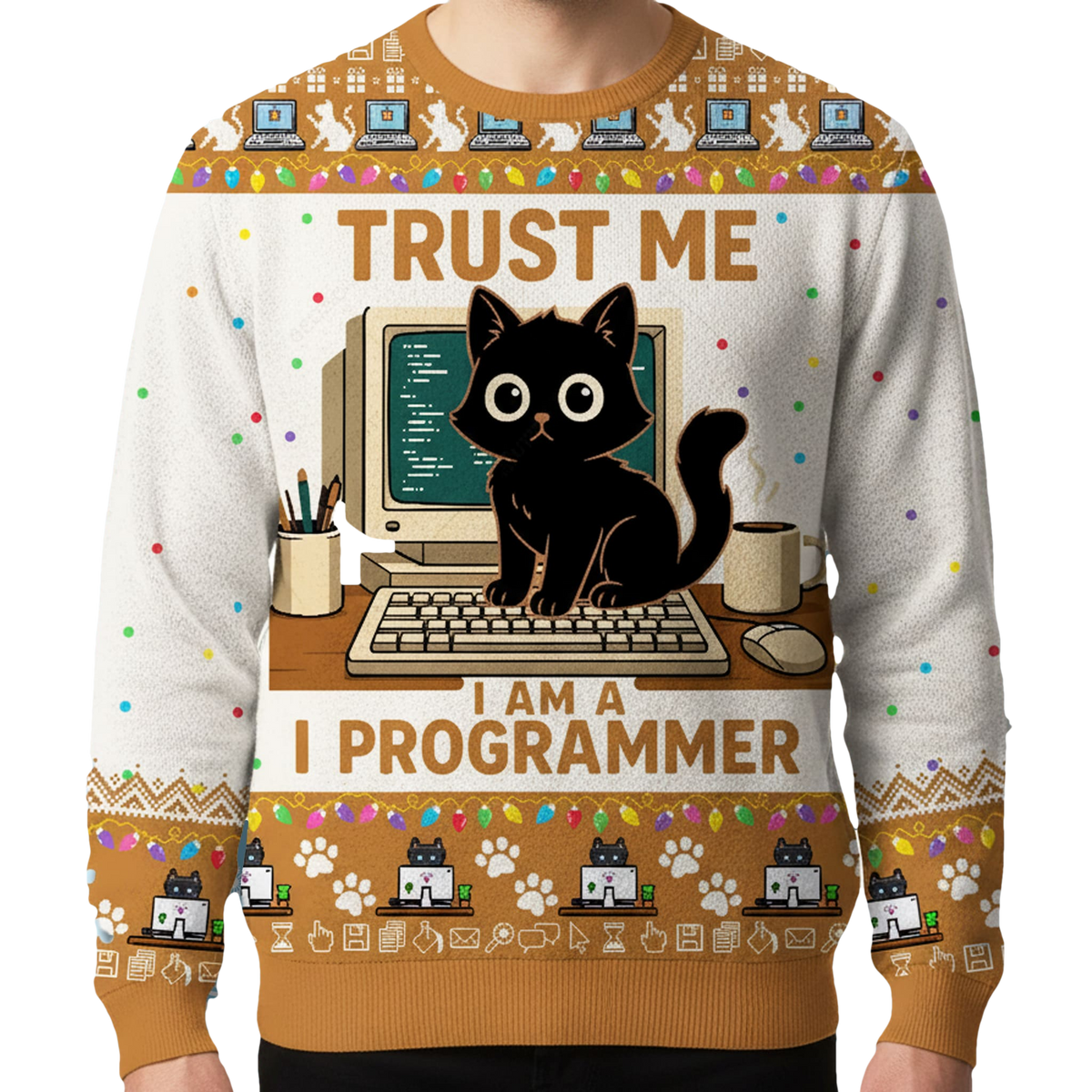 Trust Me I Am A Programmer Ugly Christmas Sweater - Moonbestprint