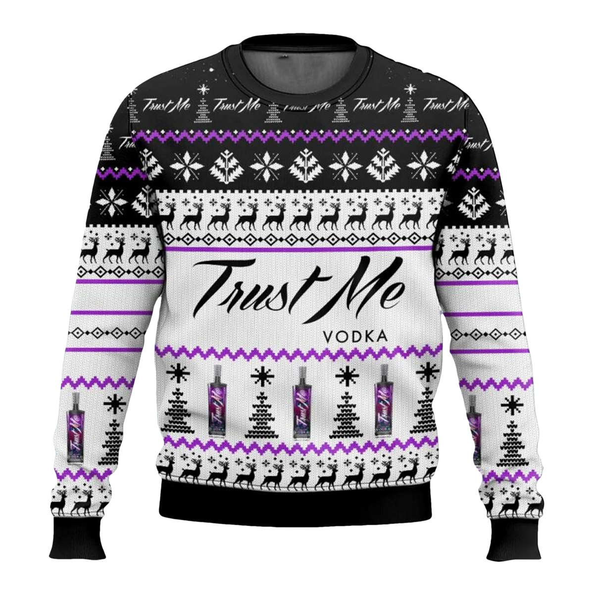 Trust Me Vodka Ugly Christmas Sweater - Moonbestprint