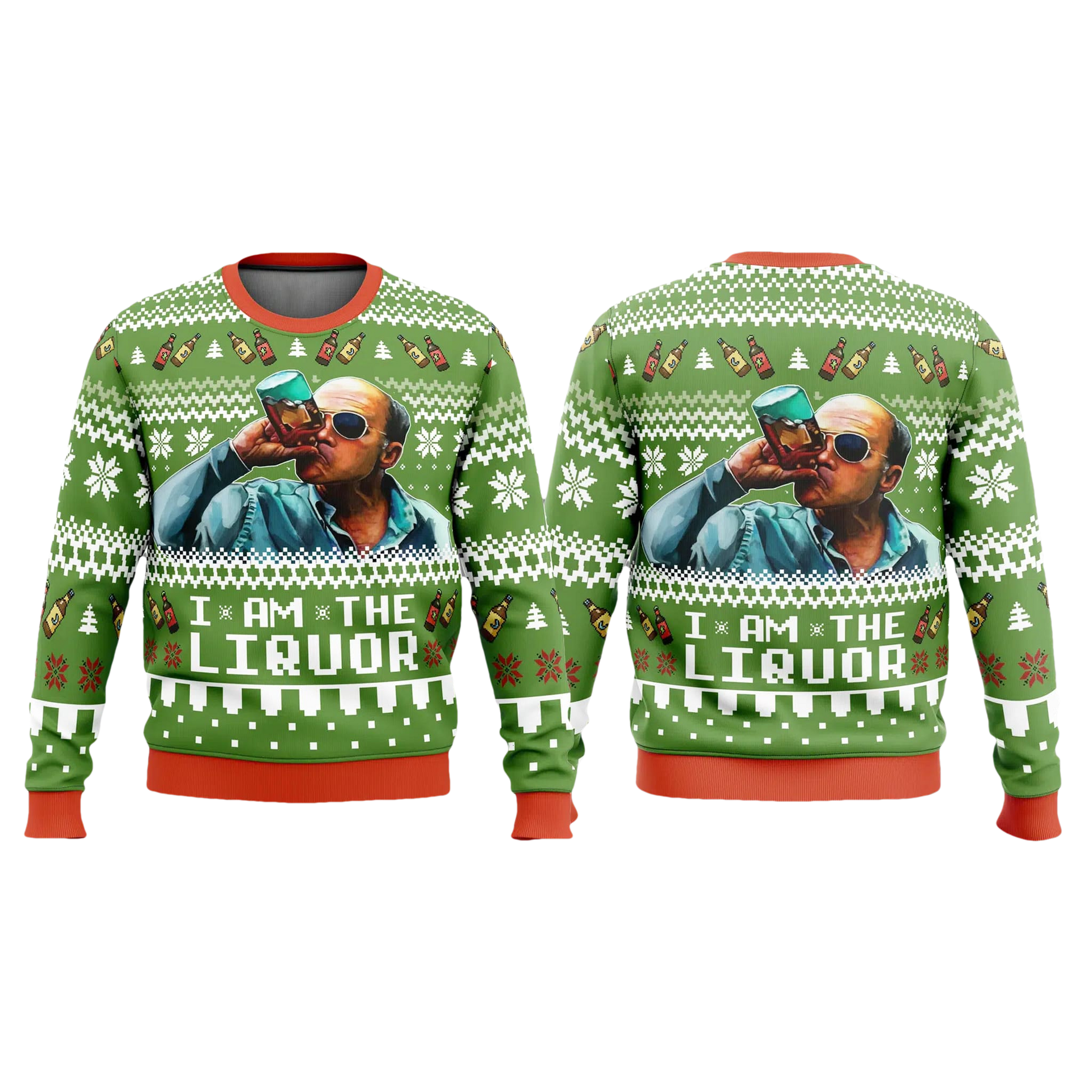 Trailer Park Boys Bubbles I Am The Liquor Christmas Ugly Sweater - Moonbestprint