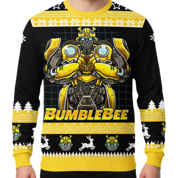 Transformers Bumblebee Ugly Christmas Sweater - Moonbestprint