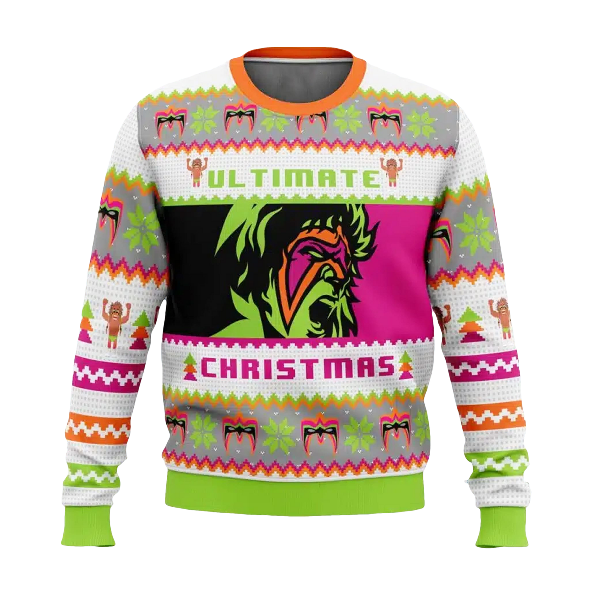 The Ultimate Warrior Ultimate Christmas Ugly Sweater - Moonbestprint