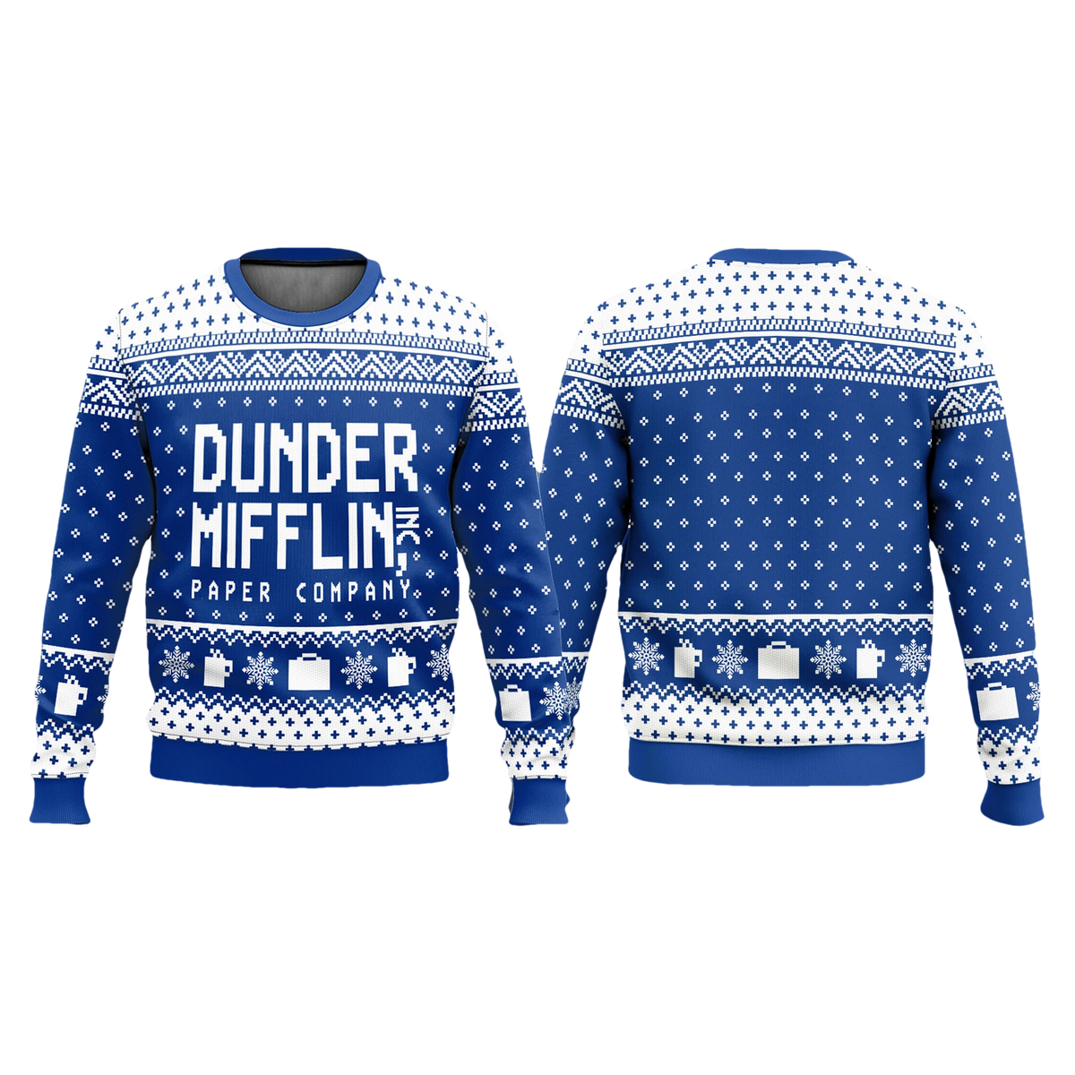 The Office Dunder Mifflin Paper Company Ugly Christmas Sweater - Moonbestprint