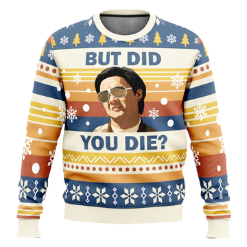 The Hangover But Did You Die Christmas Ugly Sweater - Moonbestprint