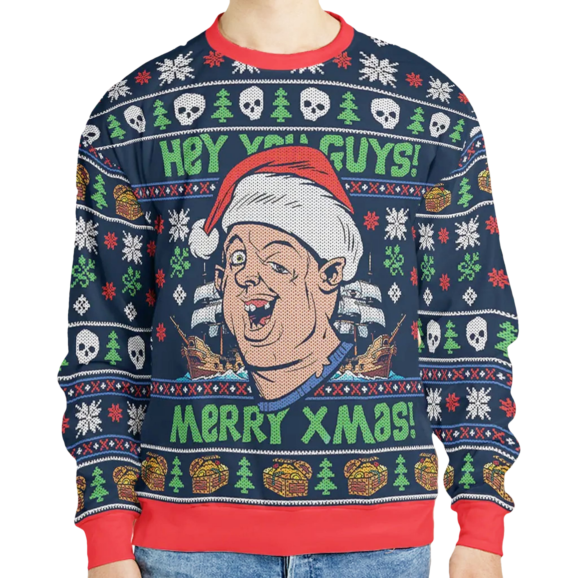 The Goonies Hey You Guys Ugly Christmas Sweater - Moonbestprint