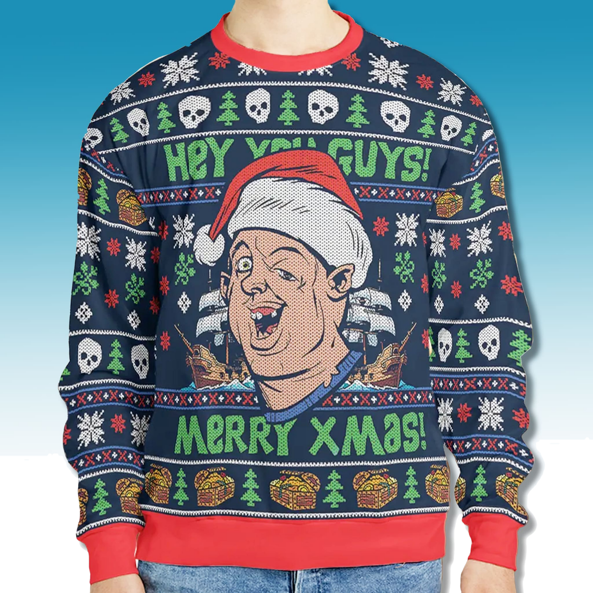 The Goonies Hey You Guys Ugly Christmas Sweater - Moonbestprint