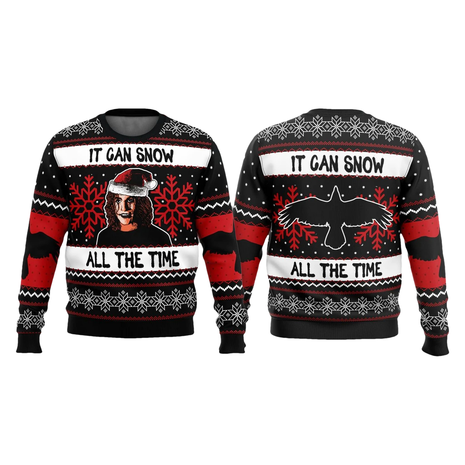 The Crow Eric Draven It Can Snow All The Time Ugly Sweater - Moonbestprint