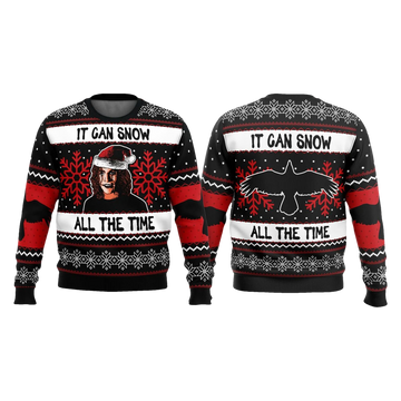 The Crow Eric Draven It Can Snow All The Time Ugly Sweater - Moonbestprint