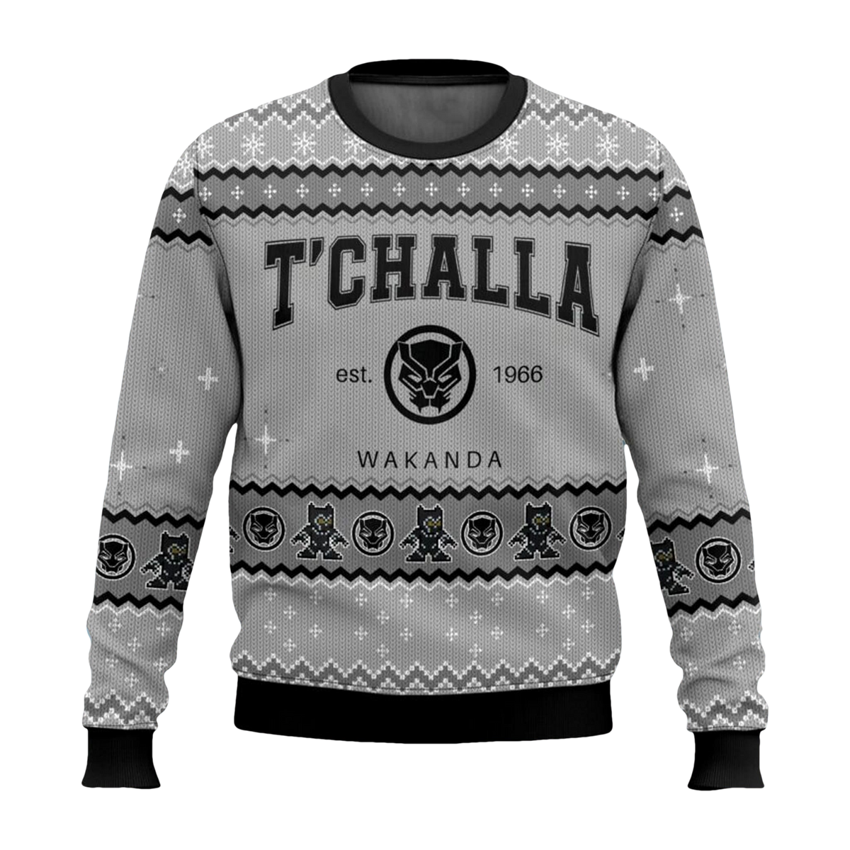 T'challa Black Panther Ugly Christmas Sweater - Moonbestprint