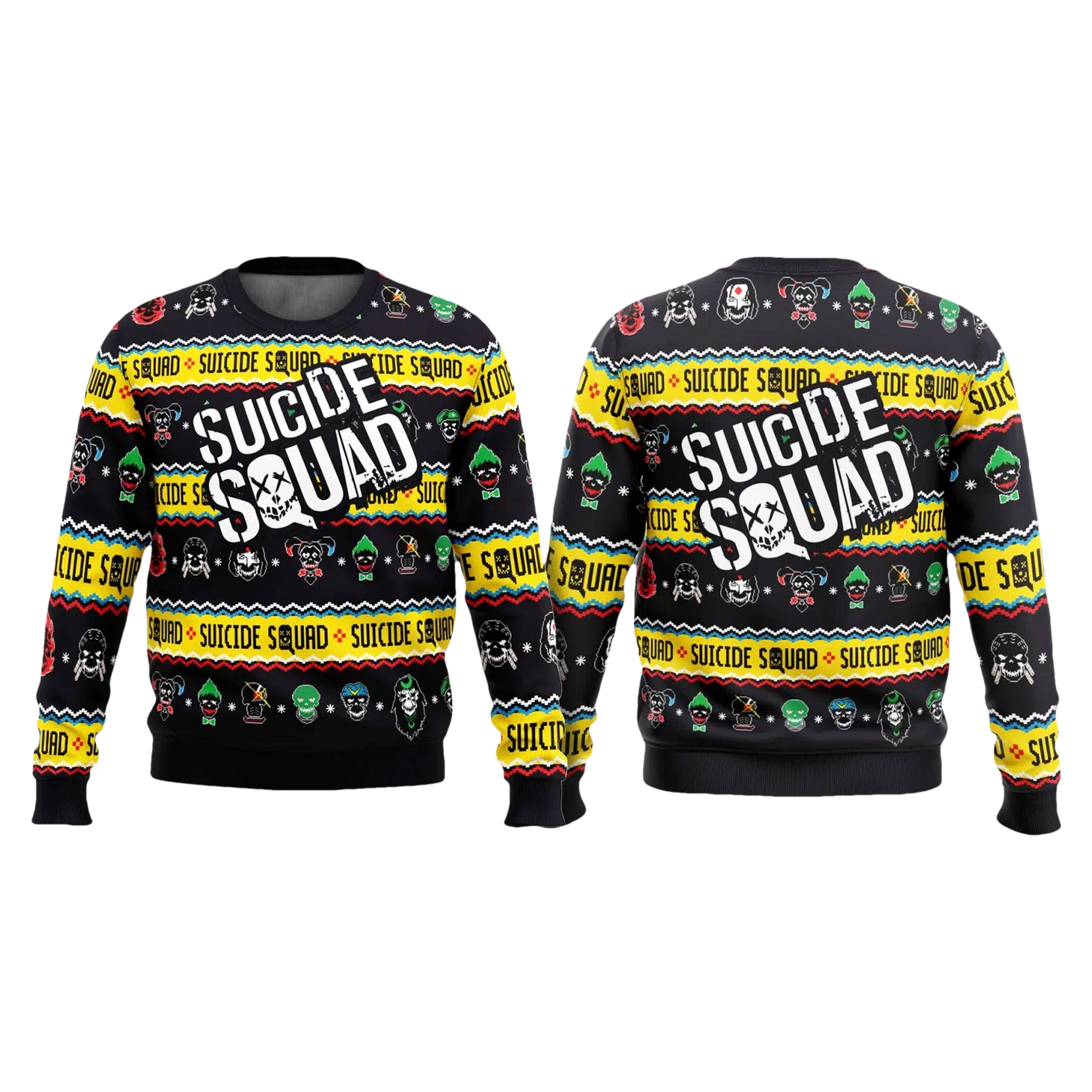 Suicide Squad DC Comics Ugly Christmas Sweater - Moonbestprint