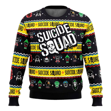 Suicide Squad DC Comics Ugly Christmas Sweater - Moonbestprint