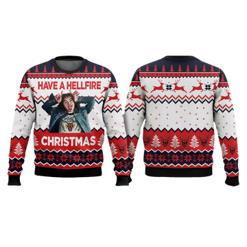 Stranger Things Have A Hellfire Christmas Ugly Sweater - Moonbestprint