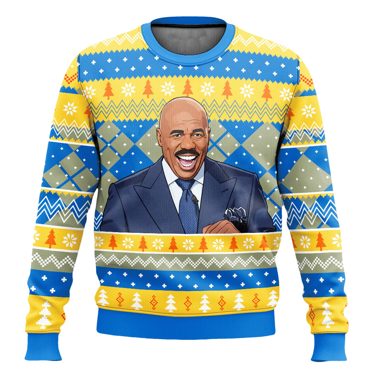 Steve Harvey Family Feud Ugly Christmas Sweater - Moonbestprint