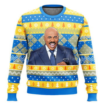 Steve Harvey Family Feud Ugly Christmas Sweater - Moonbestprint