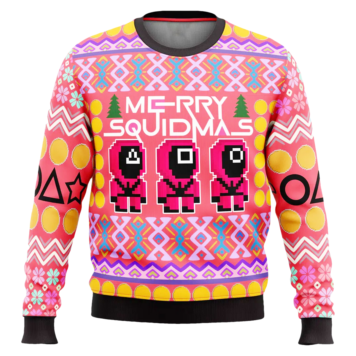 Squid Game Merry Squidmas Ugly Christmas Sweater - Moonbestprint