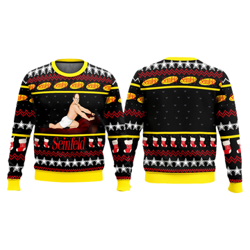 Seinfield George Costanza Funny Ugly Christmas Sweater - Moonbestprint