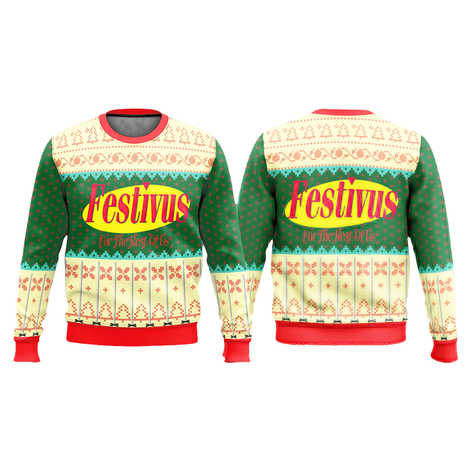 Seinfeld Festivus For The Rest Of Us Ugly Christmas Sweater - Moonbestprint