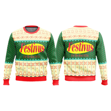 Seinfeld Festivus For The Rest Of Us Ugly Christmas Sweater - Moonbestprint