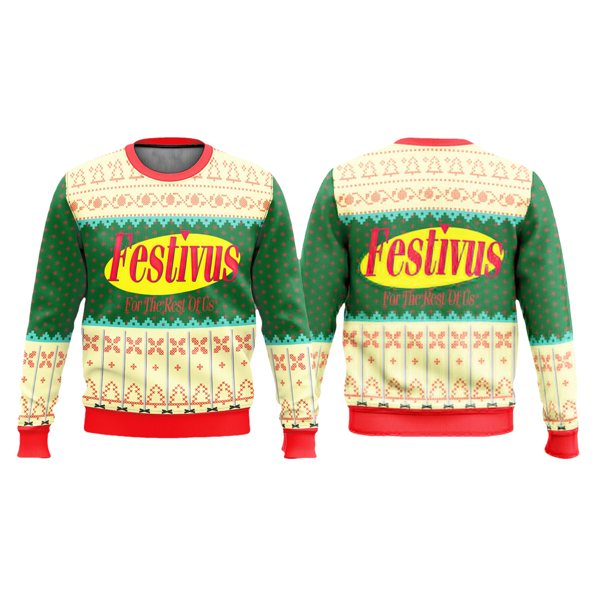 Seinfeld Festivus For The Rest Of Us Ugly Christmas Sweater - Moonbestprint