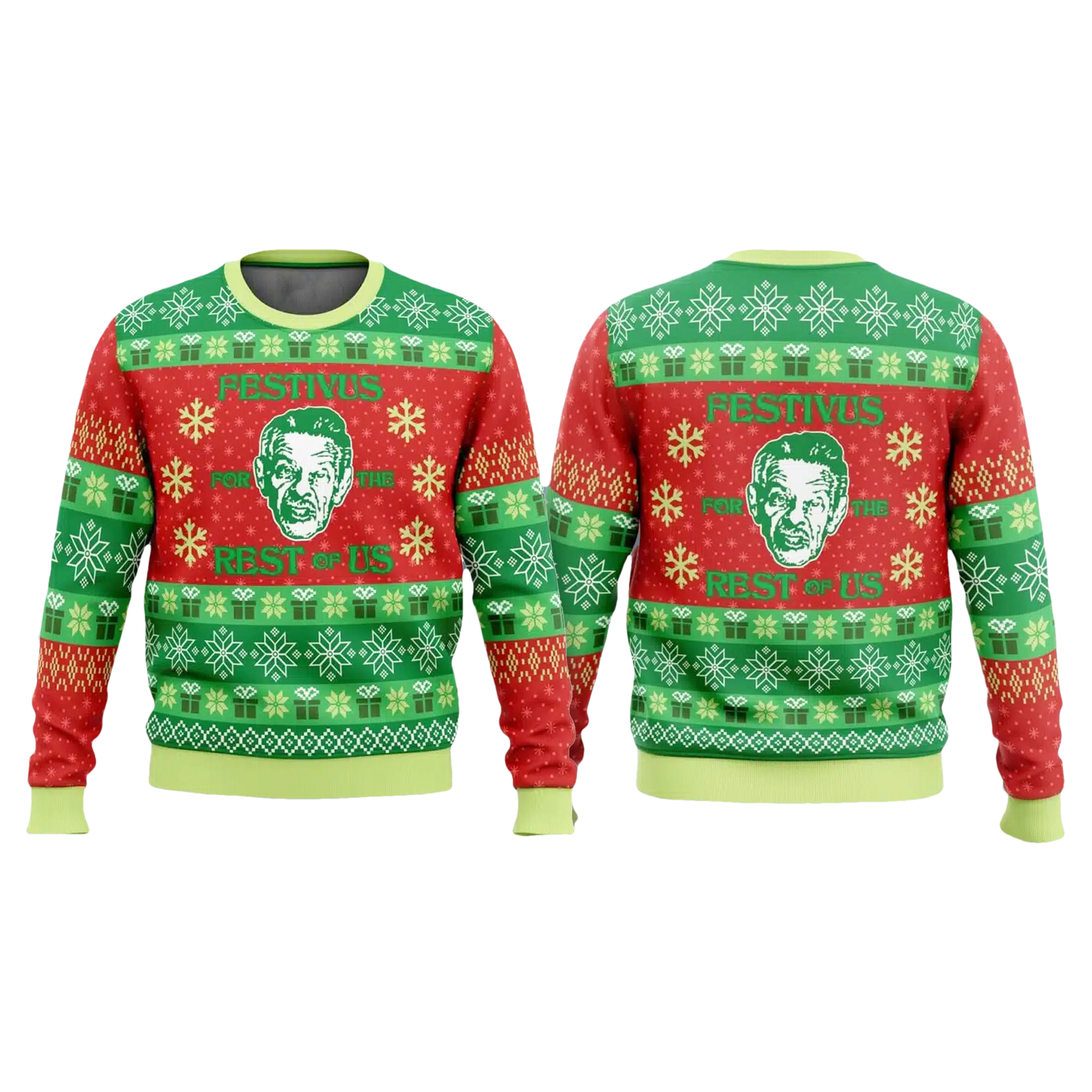 Seinfeld Festivus For The Rest of Us Christmas Ugly Sweater - Moonbestprint