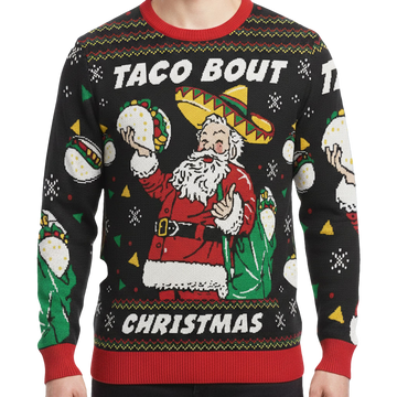 Santa Taco Bout Christmas Ugly Sweater - Moonbestprint