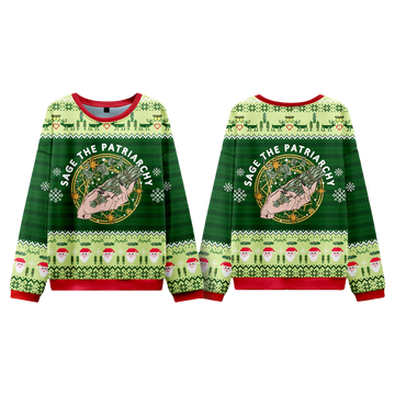 Sage The Patriarchy Ugly Christmas Sweater - Moonbestprint