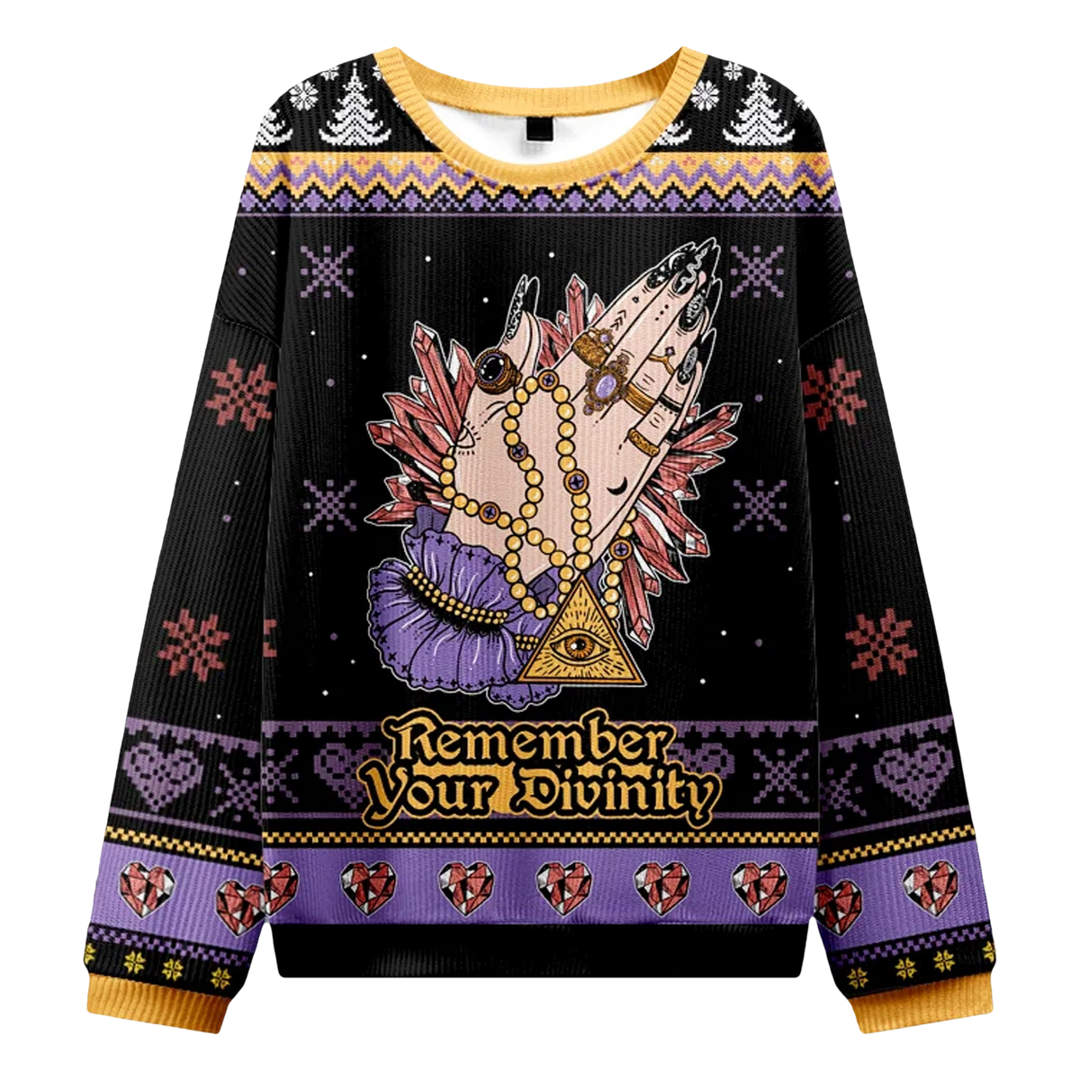 Remember Your Divinity Ugly Christmas Sweater - Moonbestprint
