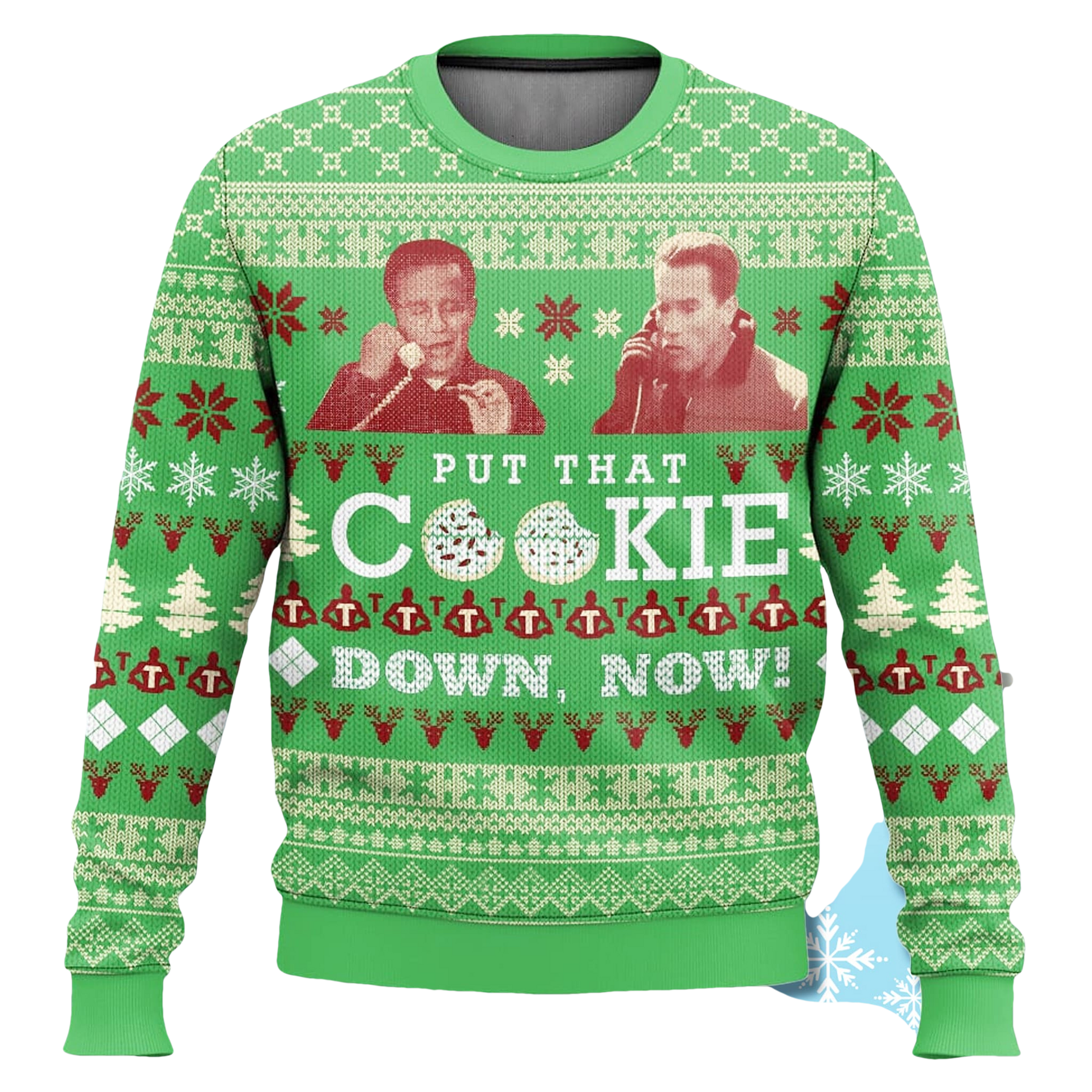 Put That Cookie Down Jingle All The Way Christmas Ugly Sweater - Moonbestprint