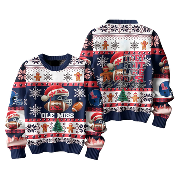 Ole Miss Football They Not Like Us Ugly Christmas Sweater - Moonbestprint