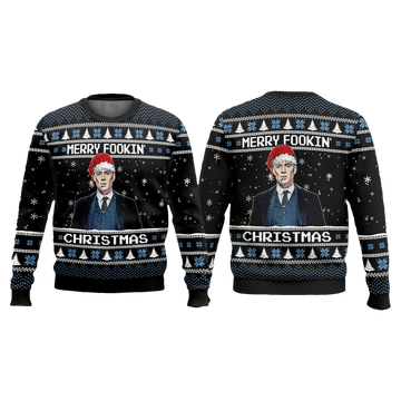 Peaky Blinders Merry Fookin' Christmas Ugly Sweater - Moonbestprint