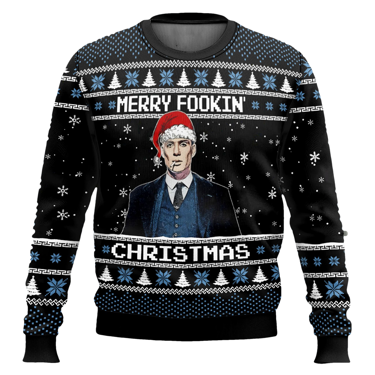 Peaky Blinders Merry Fookin' Christmas Ugly Sweater - Moonbestprint