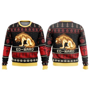Nina Tucker Ed-ward Fullmetal Alchemist Ugly Christmas Sweater - Moonbestprint