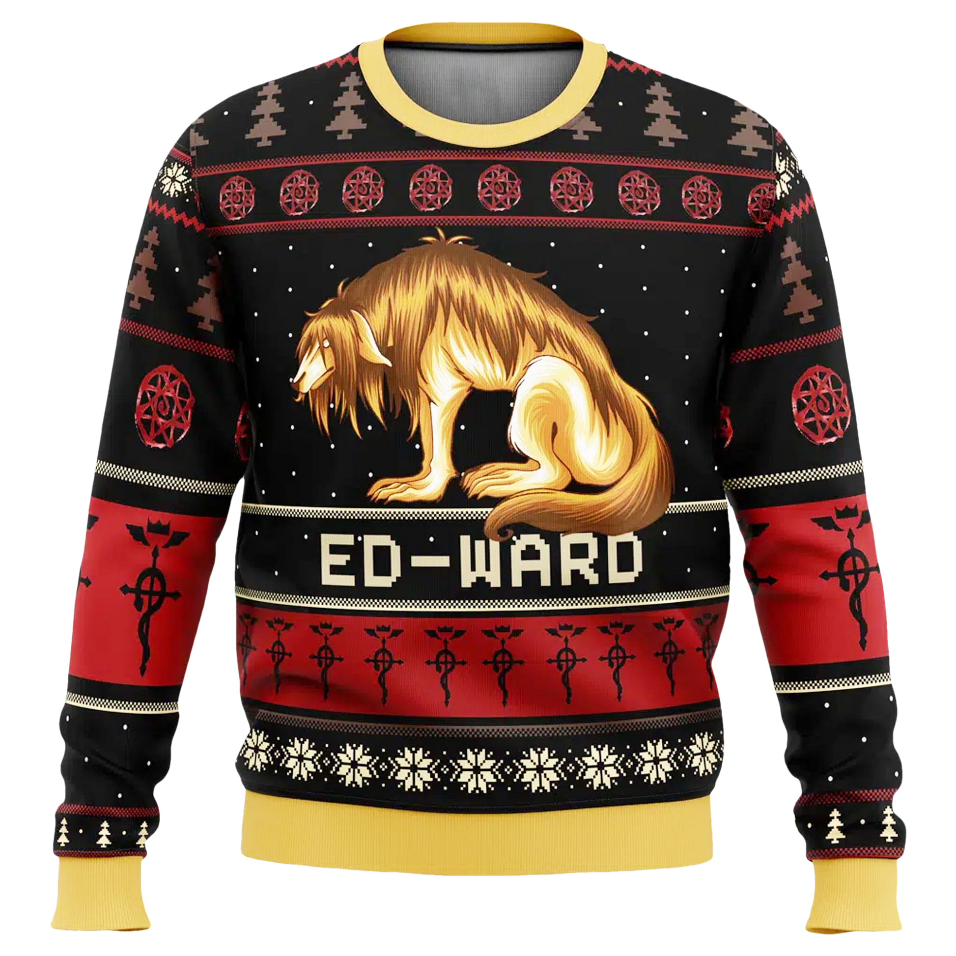 Nina Tucker Ed-ward Fullmetal Alchemist Ugly Christmas Sweater - Moonbestprint