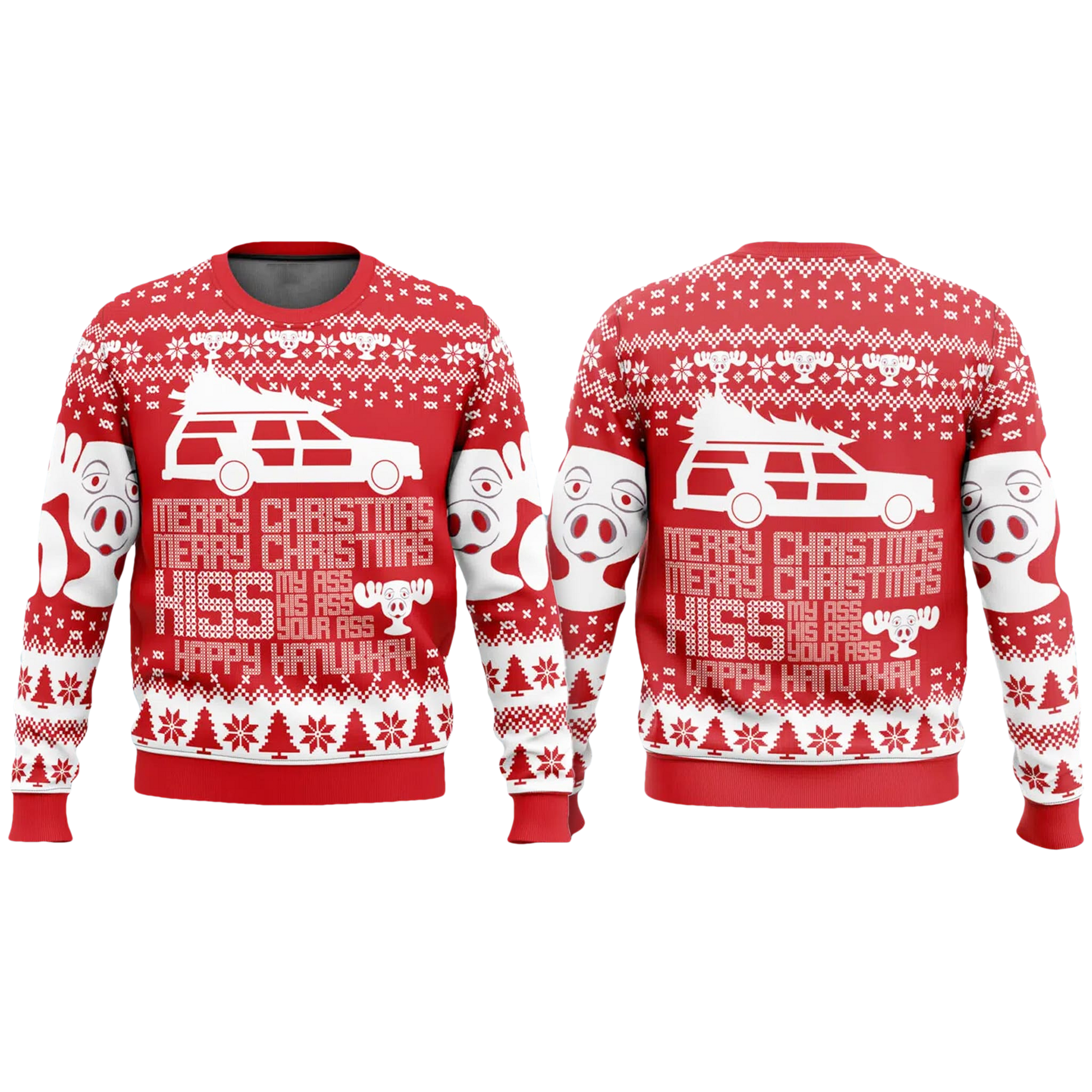 National Lampoon's Vacation Funny Ugly Christmas Sweater - Moonbestprint